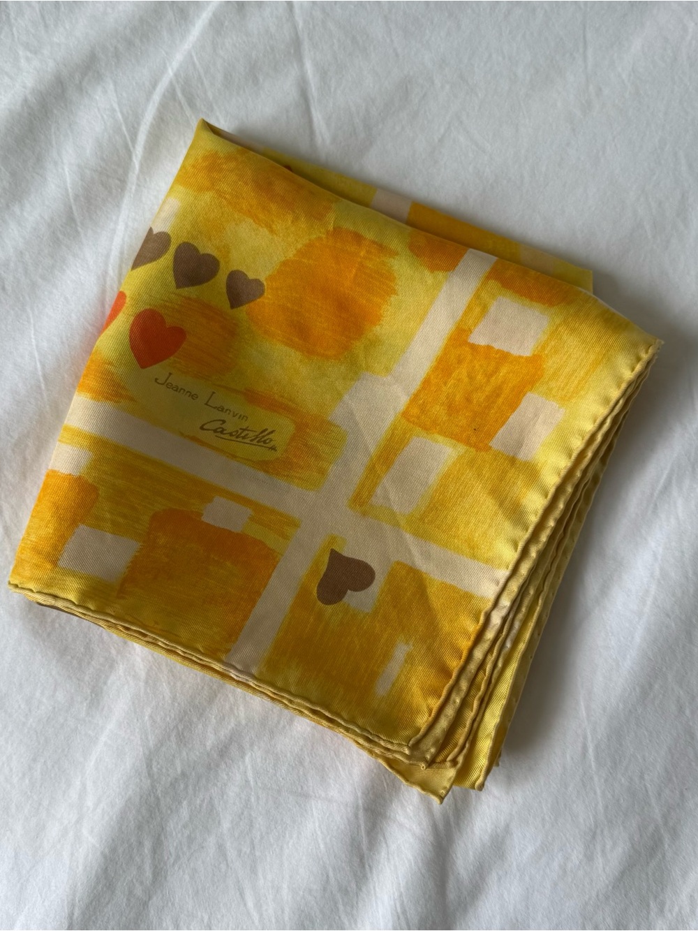 Vintage 60’s Jeanne Lanvin Castillo scarf